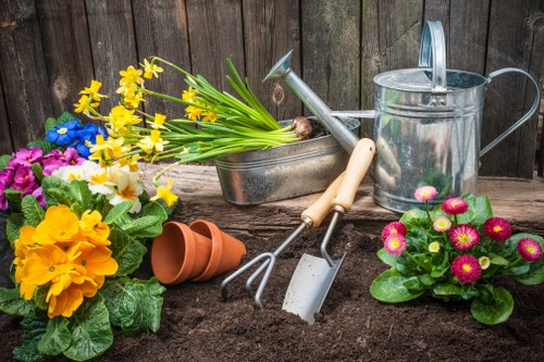 Seasonal garden maintenance and lawn care in Hampton